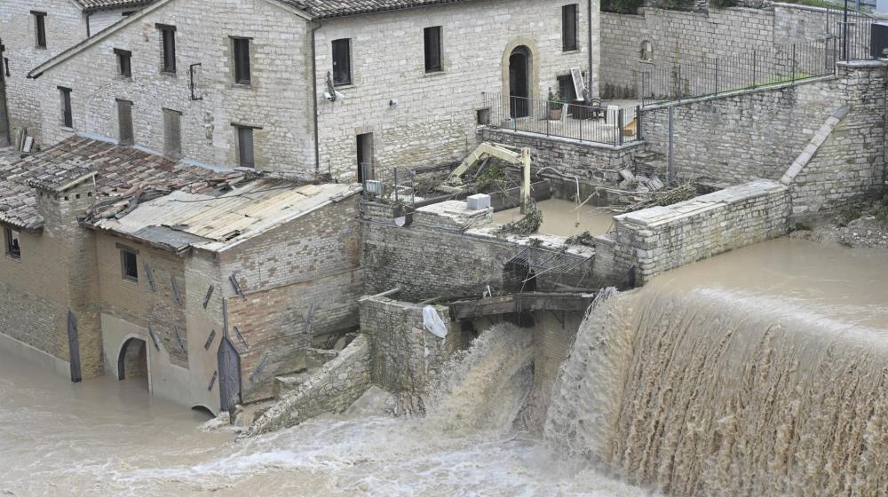 Provincia italiana inundada. 