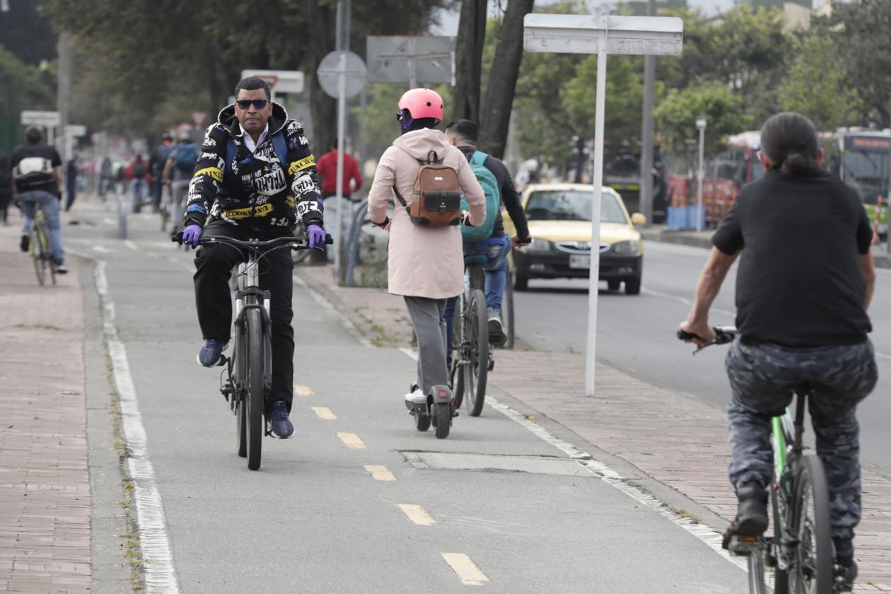 Día sin carro y sin moto en Bogotá.