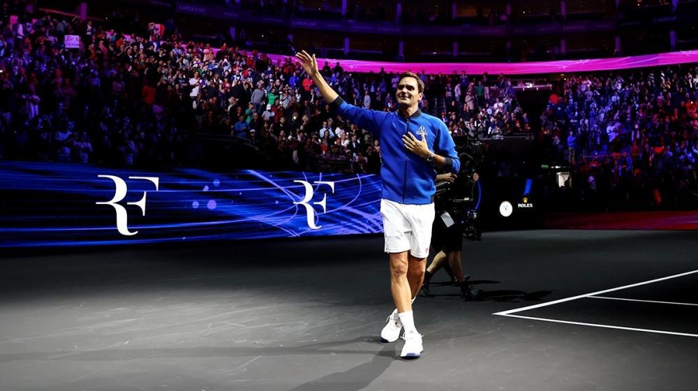 Roger Federer, tenista suizo. 