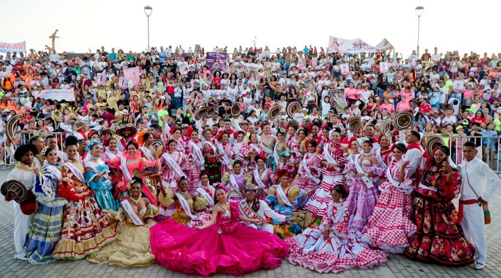 Las Reinas Populares en el Gran Malecón.