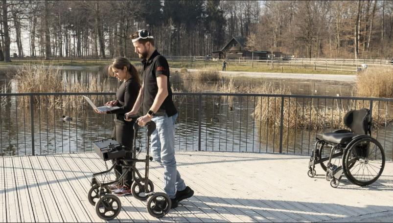 Gert-Jan, un neerlandés, perdió la movilidad de sus piernas