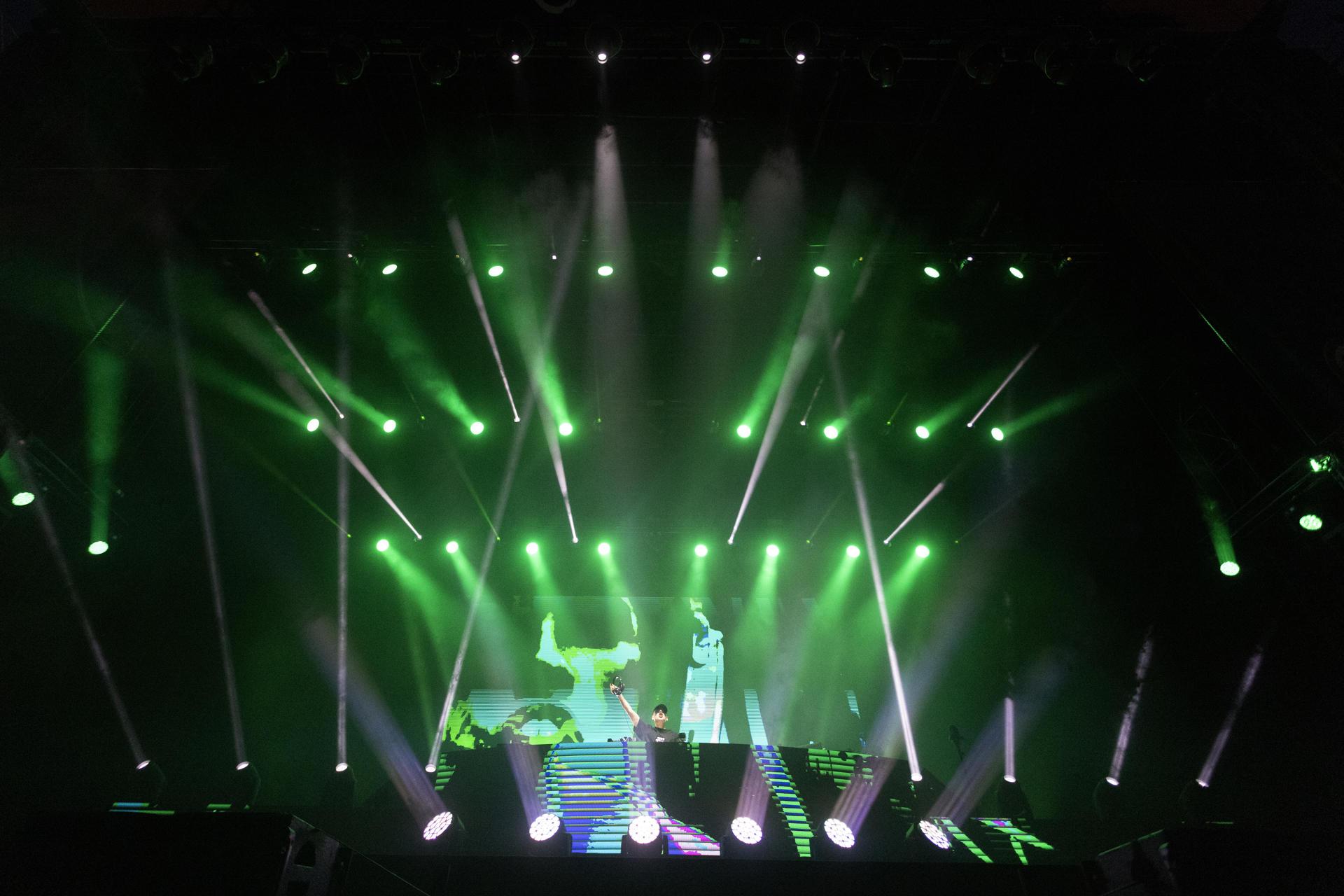 Bizarrap en su presentación.