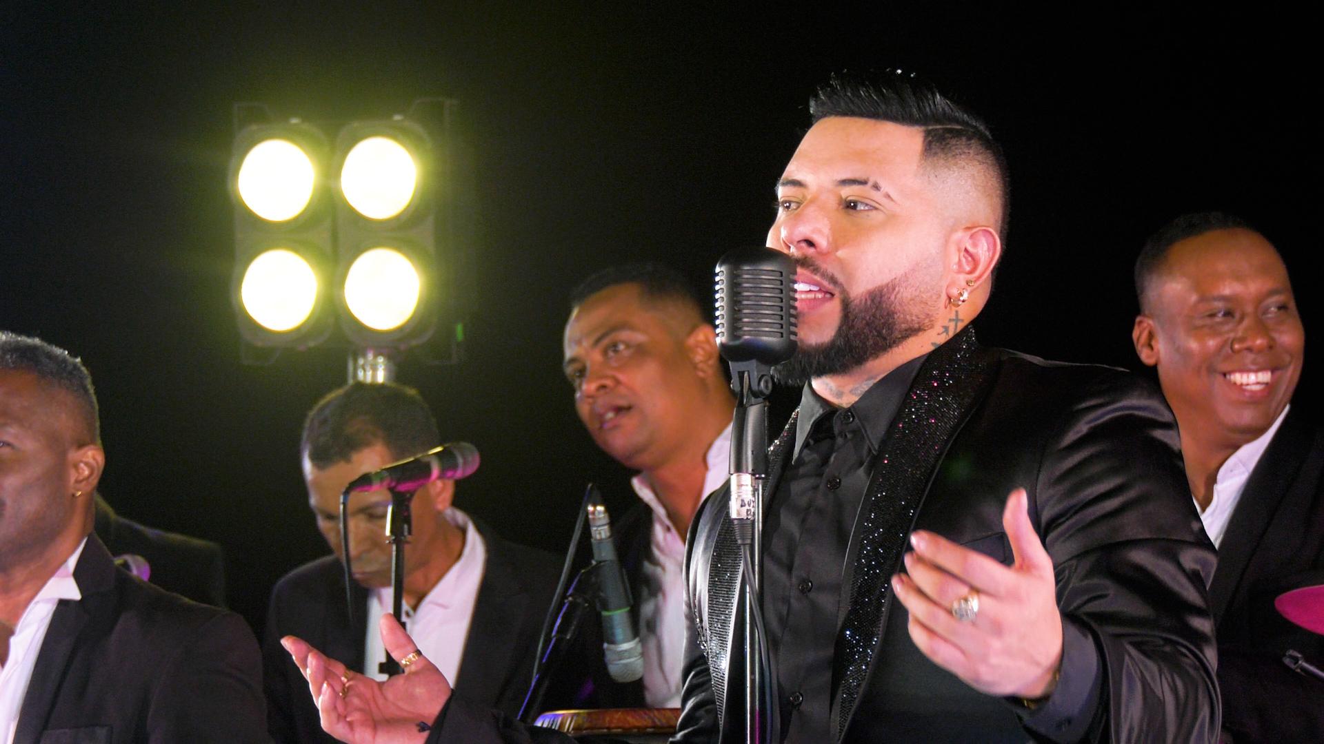 Danny Daniel durante la grabación del DVD.