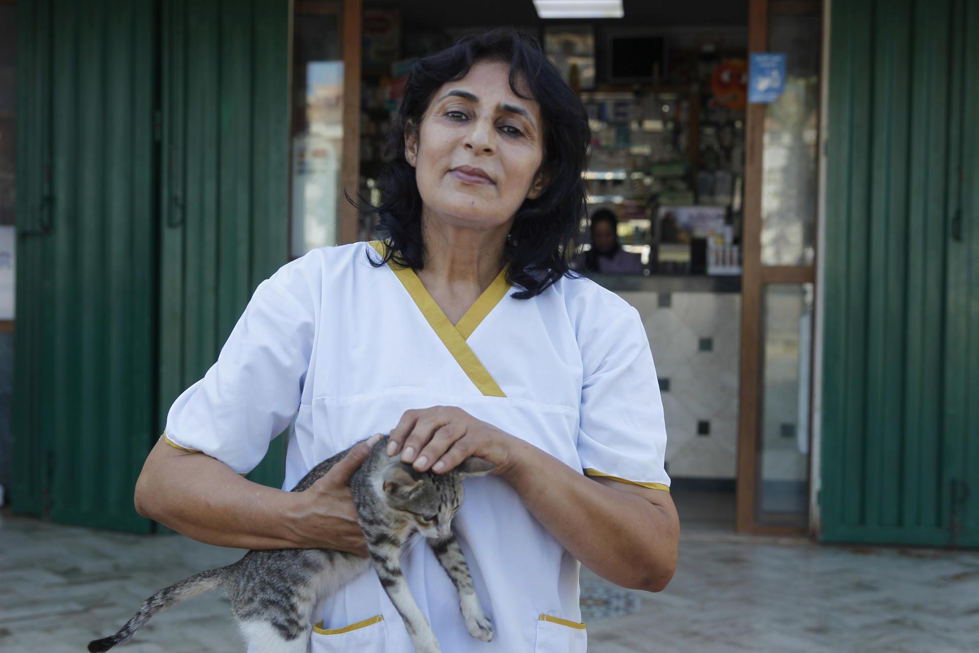 Jadiya Ouiyzme, fundadora del refugio ‘El Pueblo de los Animales’.