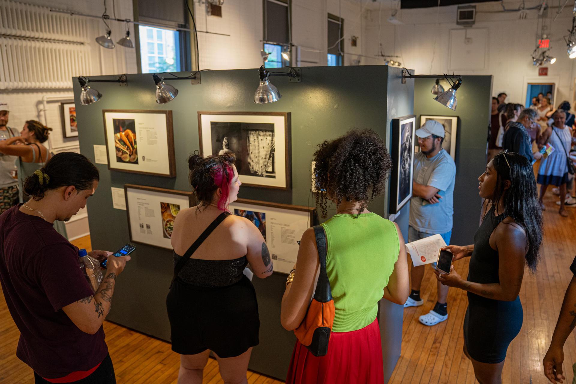 Exposición de fotografía en Nueva York.