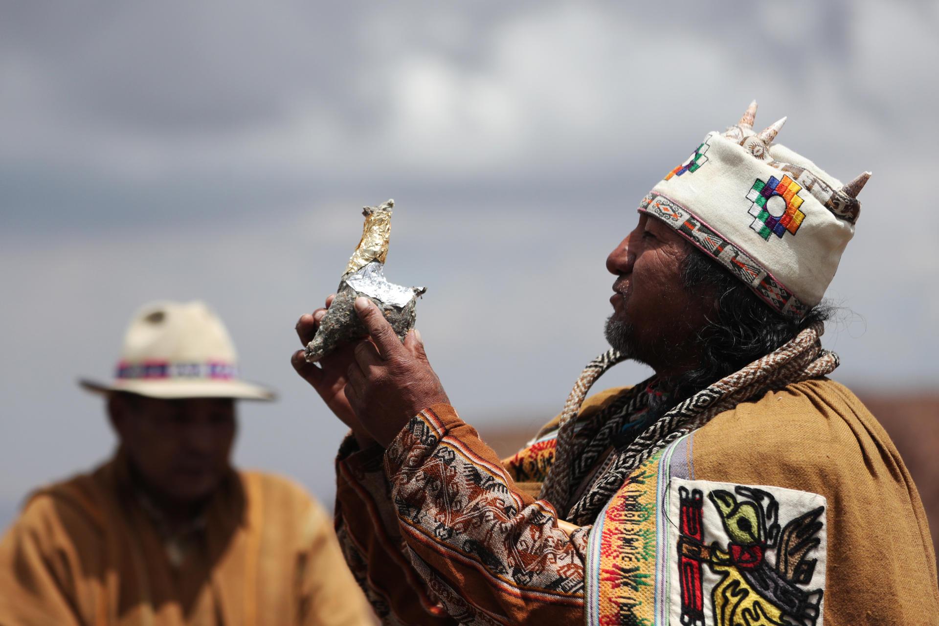 Ritual para Pachamama.
