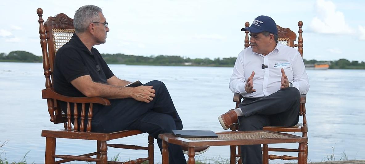 Jorge Cura y Germán De La Torre, gerente del proyecto.