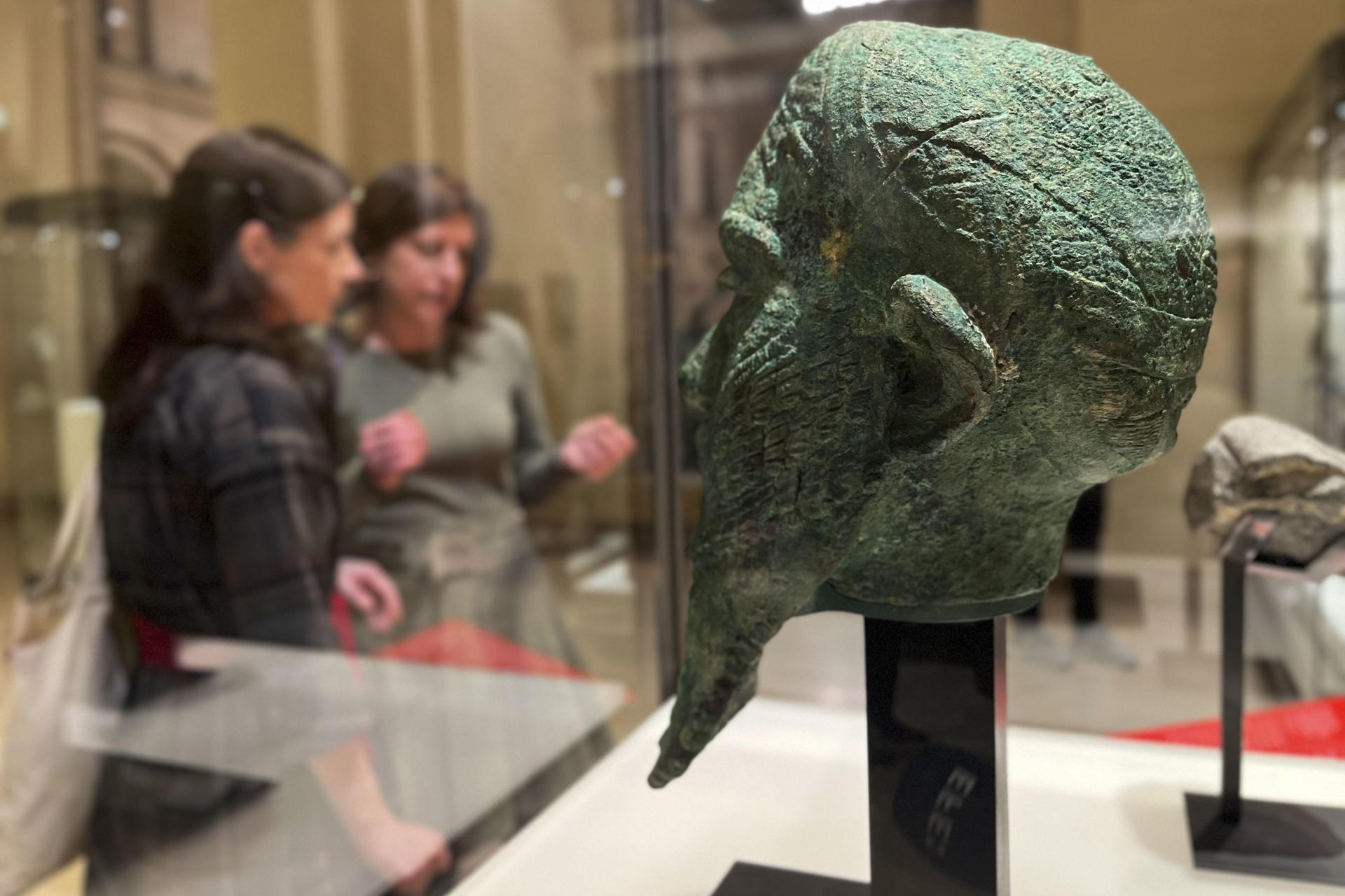 'Cabeza de un gobernante con turbante', una de las piezas prestadas.