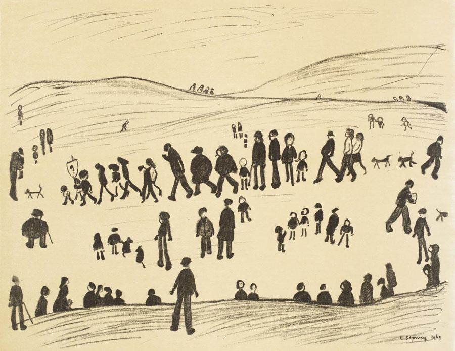 Icónica obra de L.S. Lowry.