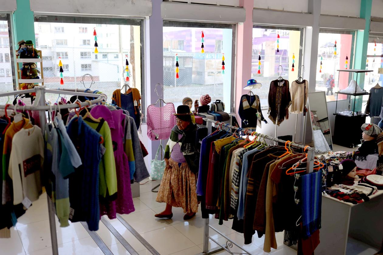 Exposición de emprendedoras.