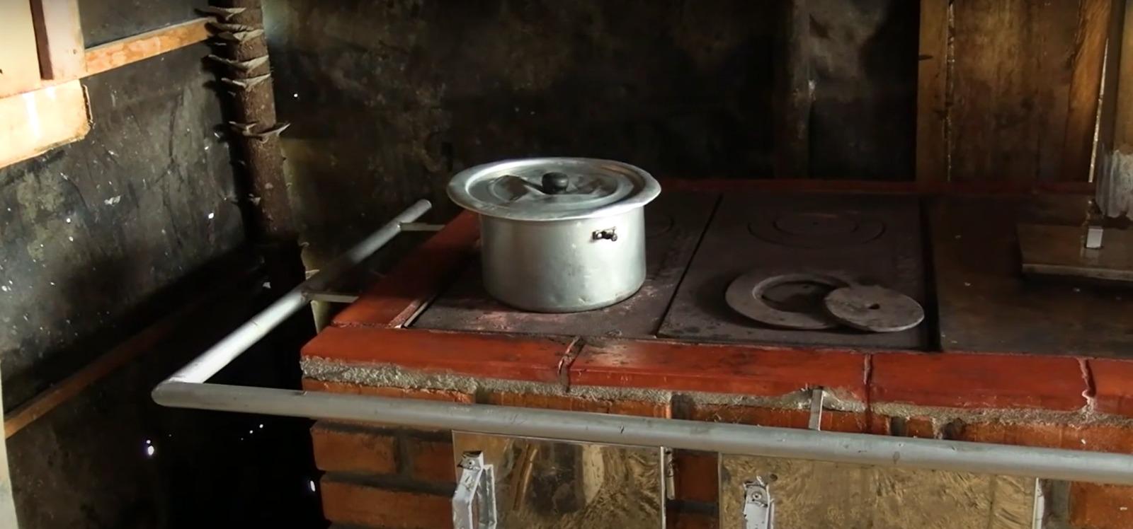 Una de las eco estufas.