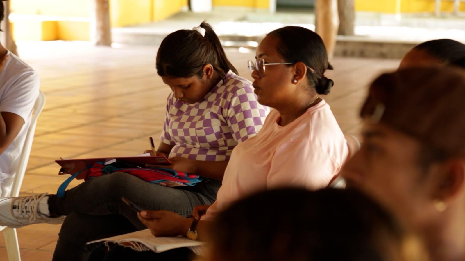 Algunos de los beneficiados.