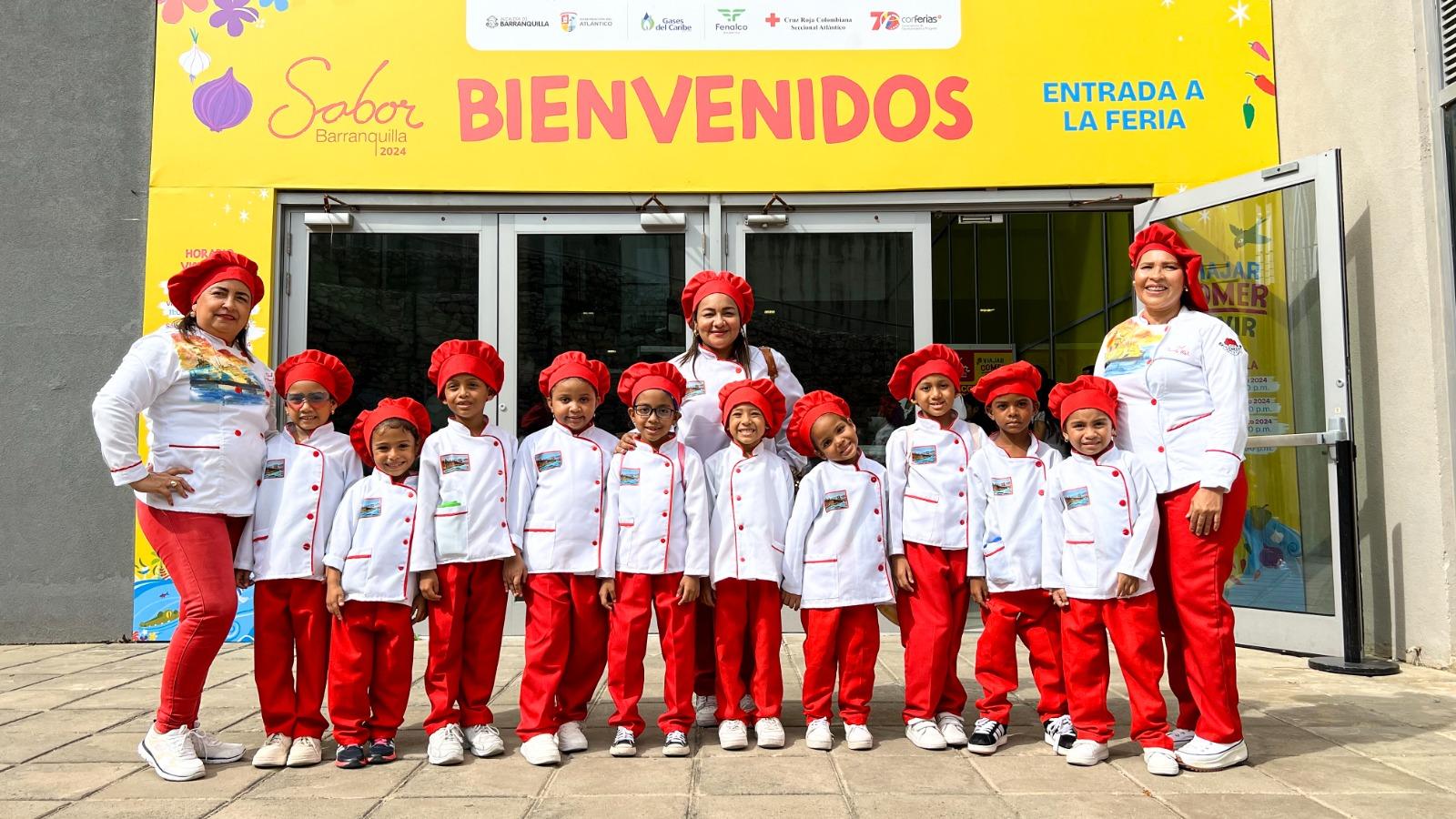 Club de Cocina de Pequeños Chefs de Puerto Colombia. 