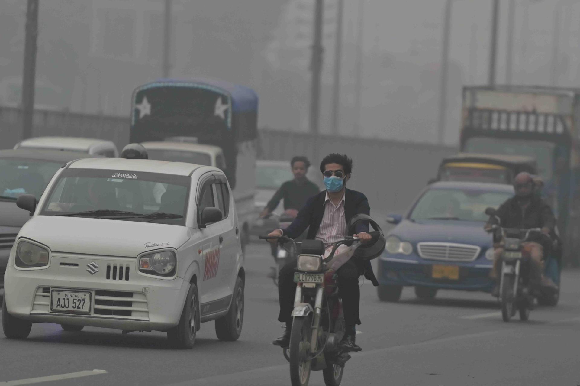 Esmog en Lahore.