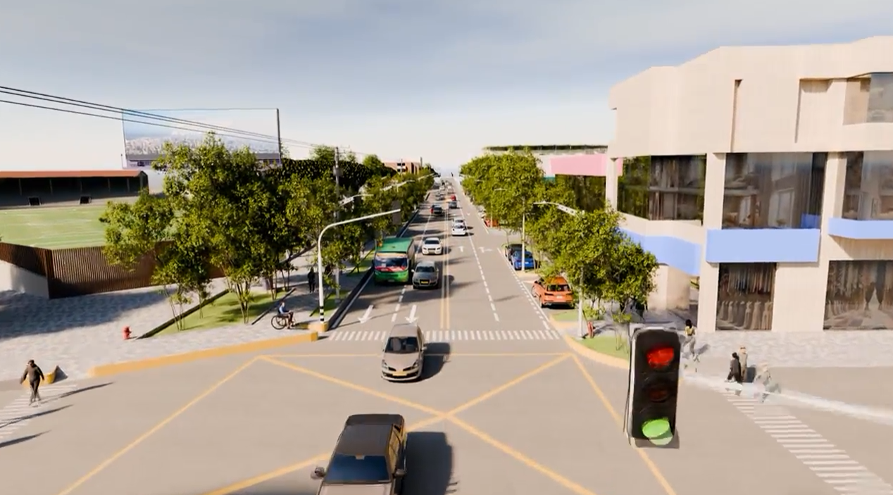 Render del proyecto de la calle 72.