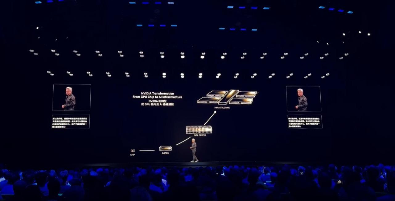 El fundador de la empresa anuncia en Computex avances como NVLink Fusion.