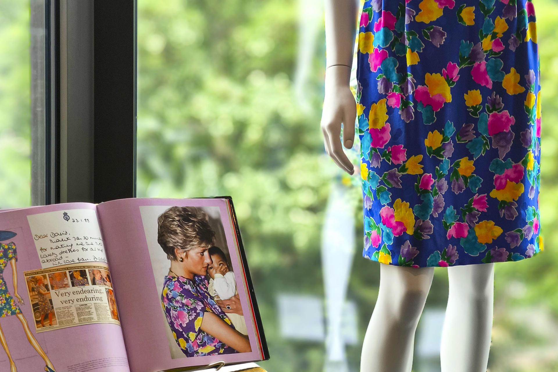 Objetos que pertenecieron a Diana de Gales. 