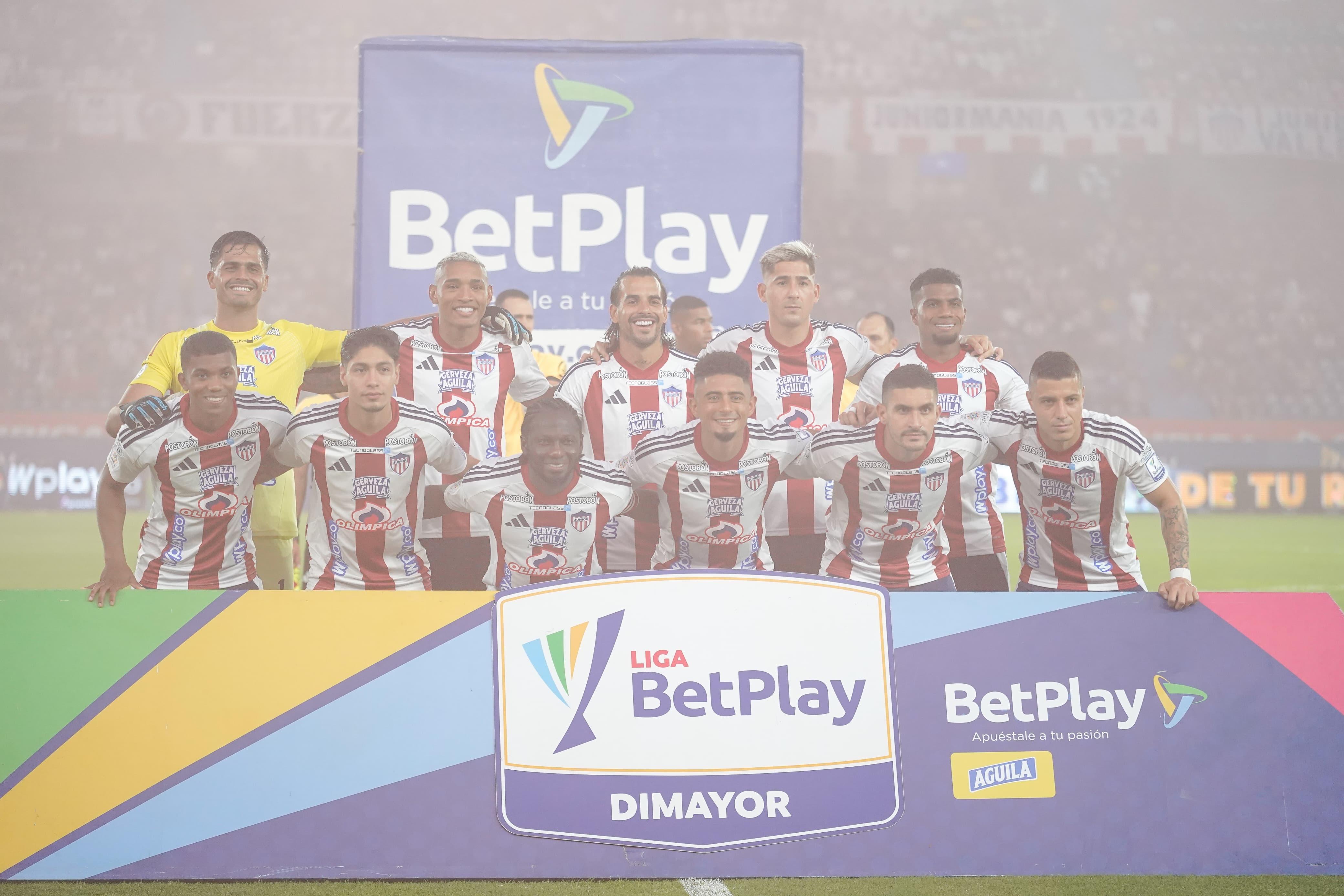 El equipo de Junior para afrontar el partido ante Unión.