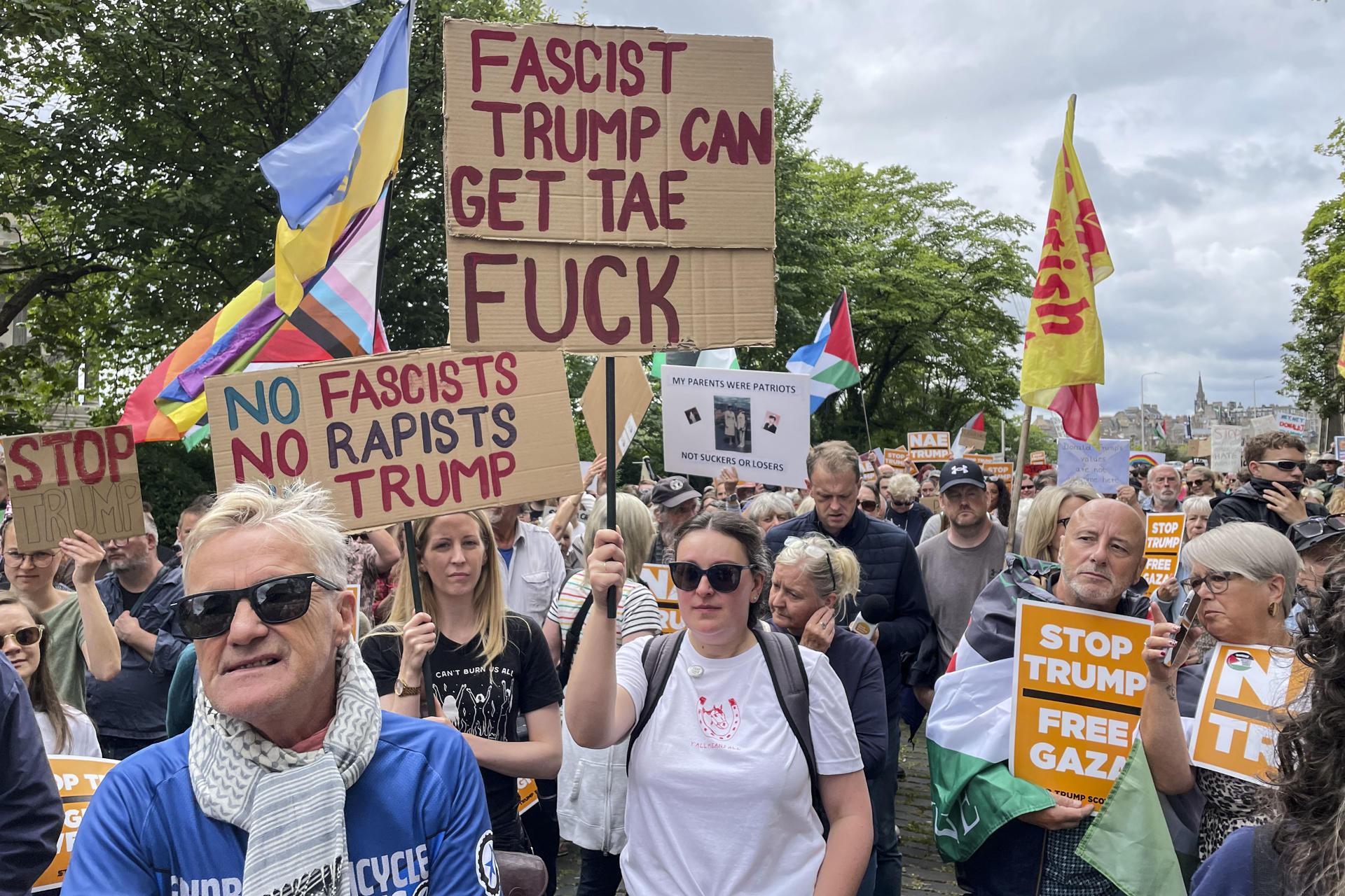 Protestas contra Trump.