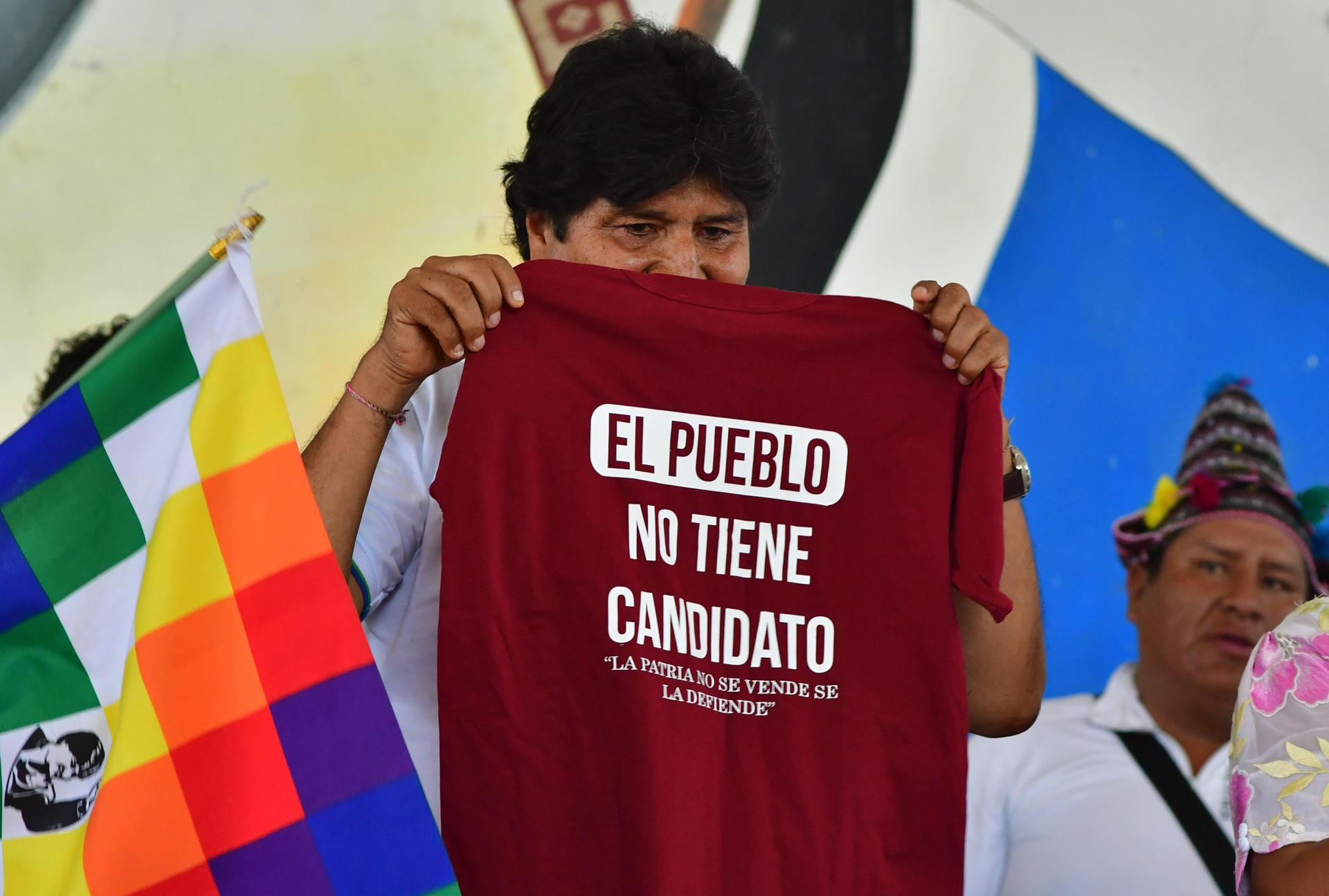 Evo Morales, expresidente de Bolivia.