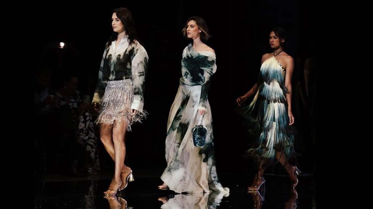 Vestidos largos en color aguamarina. 