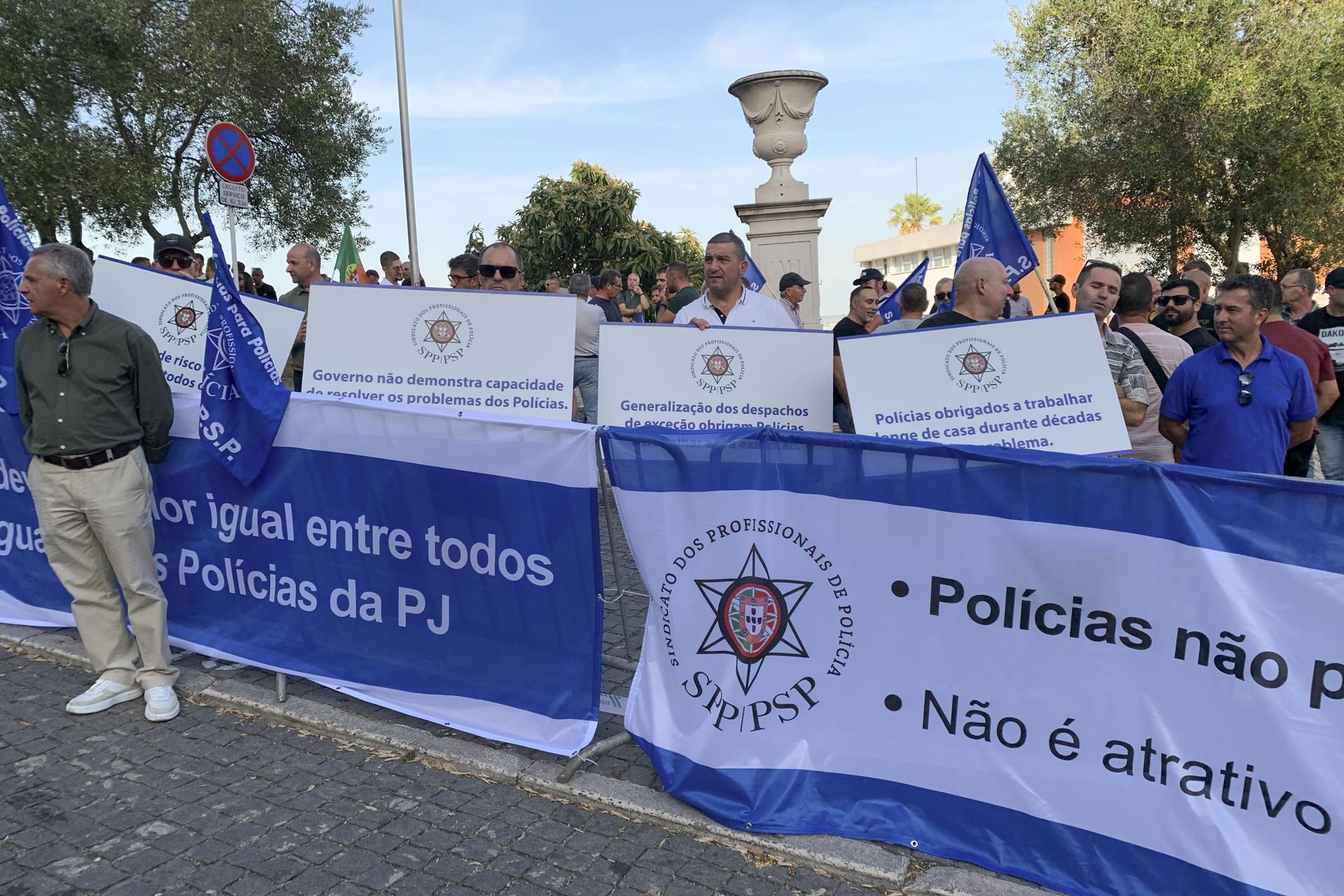 Protesta en Lisboa.