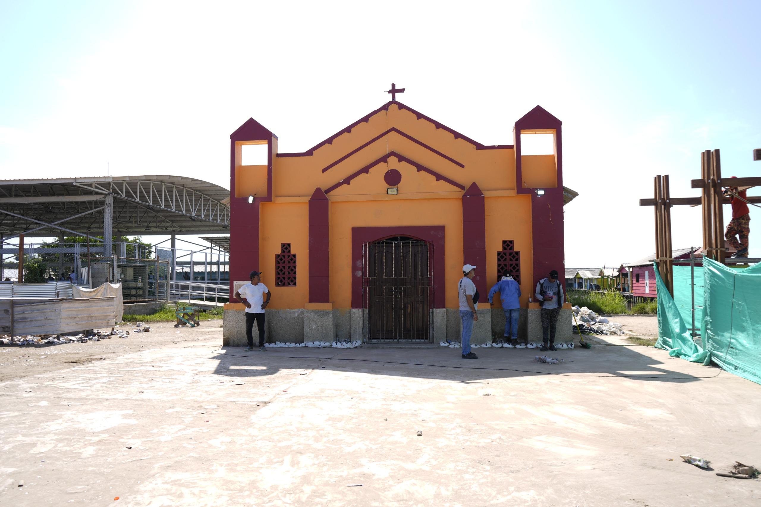 Iglesia de Nueva Venecia, epicentro de la masacre