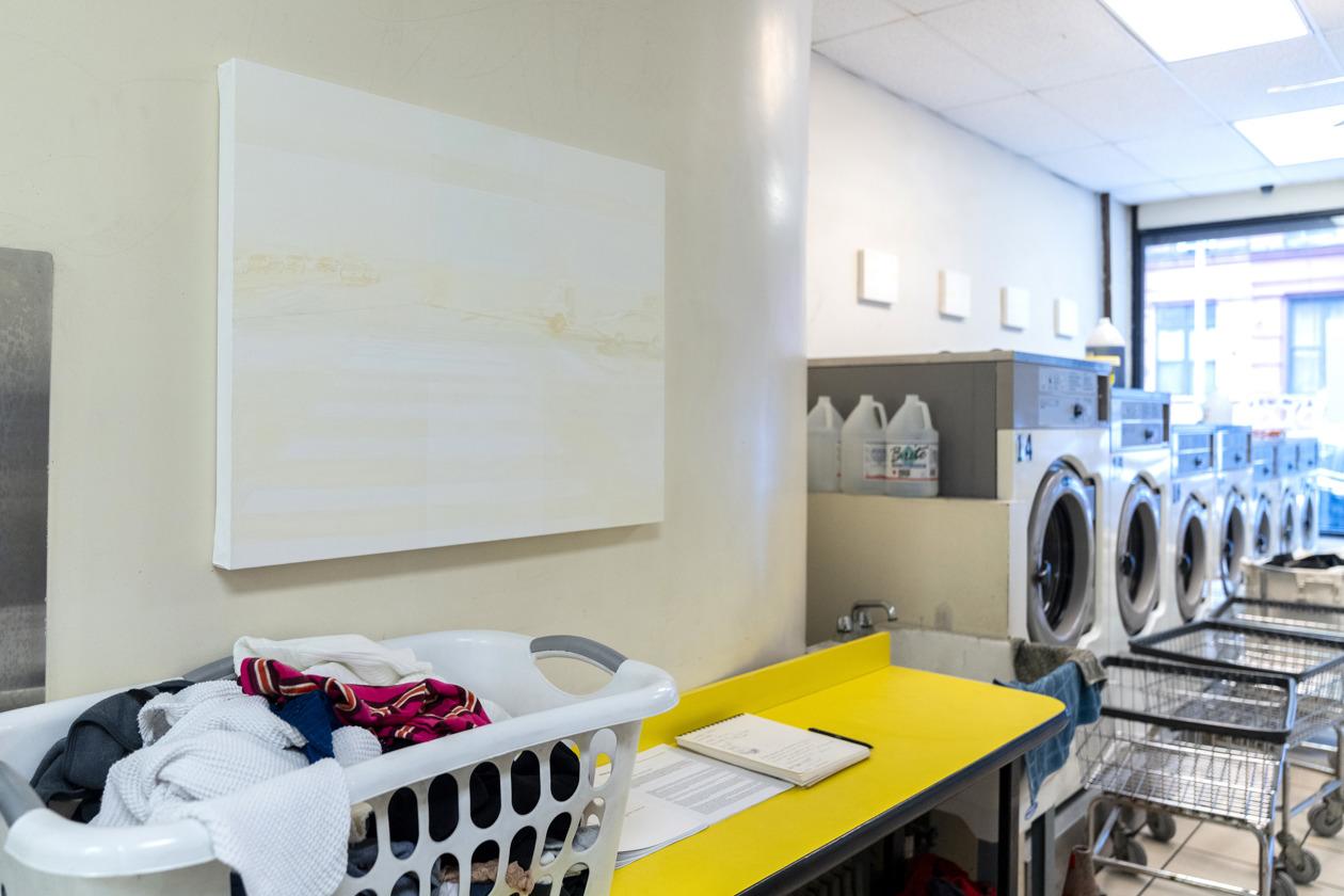 Lavandería en Nueva York.