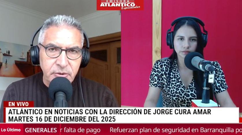 Transmisión de Atlántico en Noticias.