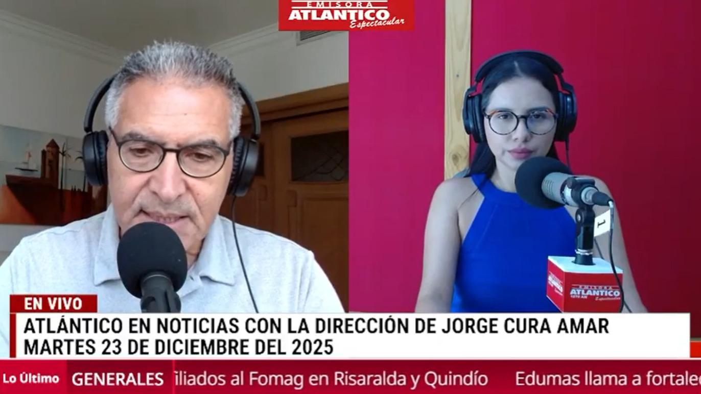 Transmisión de Atlántico en Noticias.