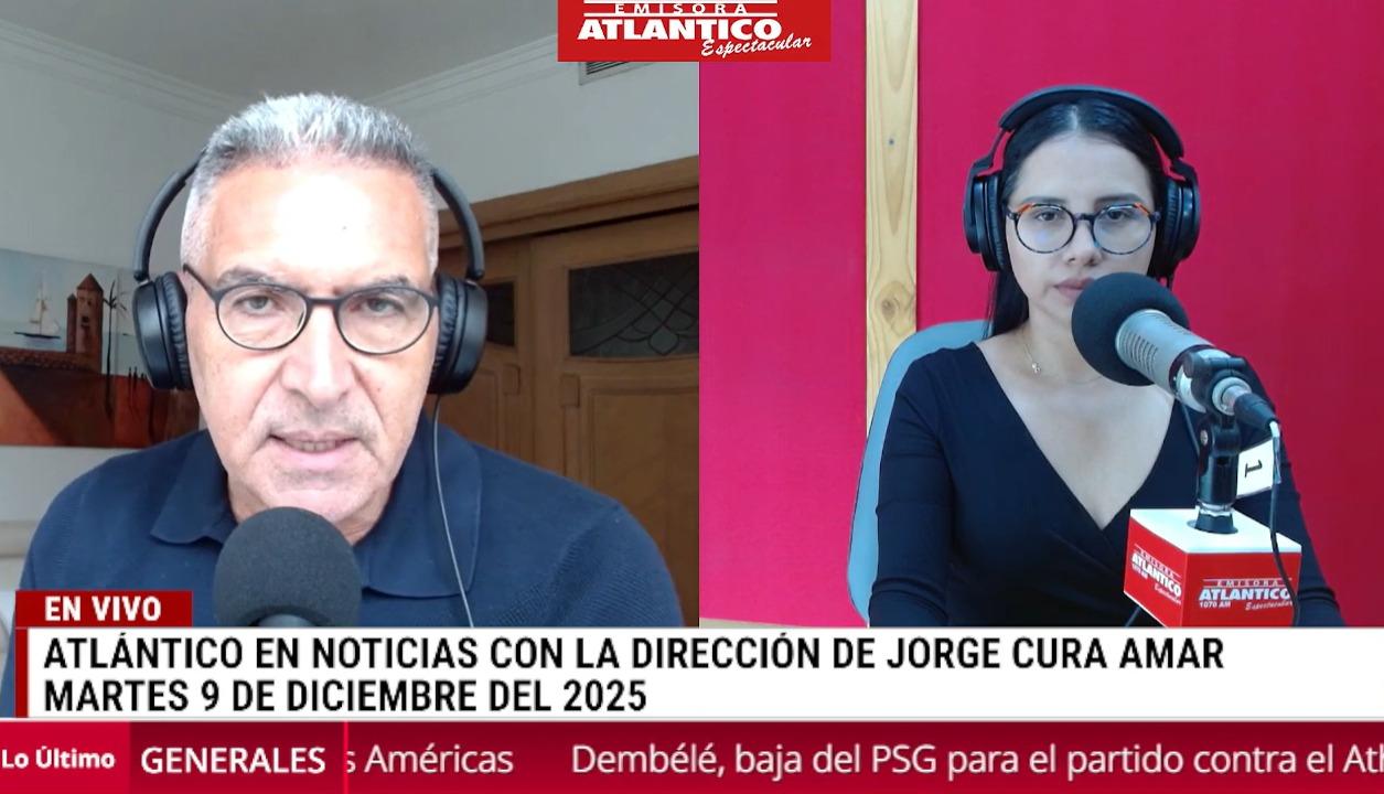 Transmisión de Atlántico en Noticias.