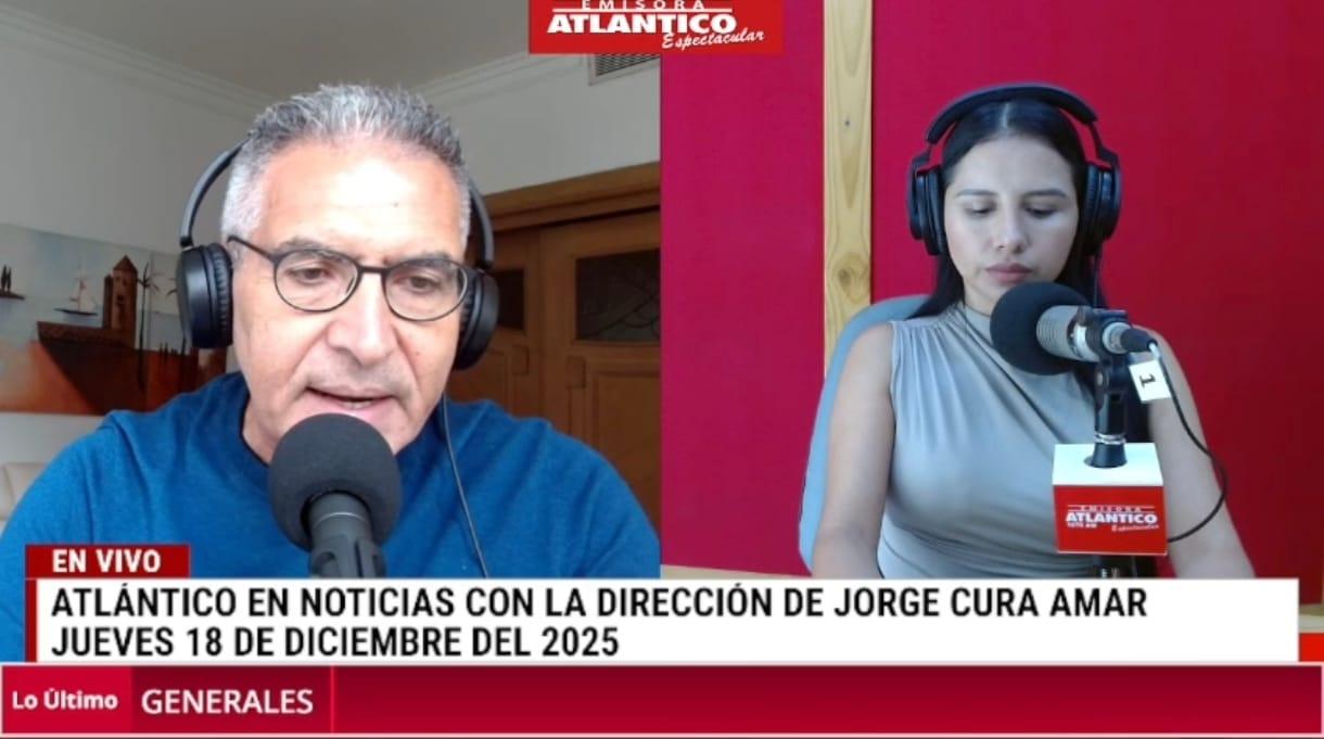 Transmisión de Atlántico en Noticias.