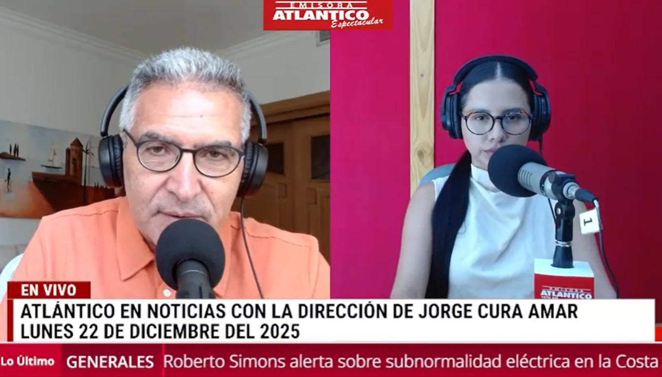 Transmisión de Atlántico en Noticias.