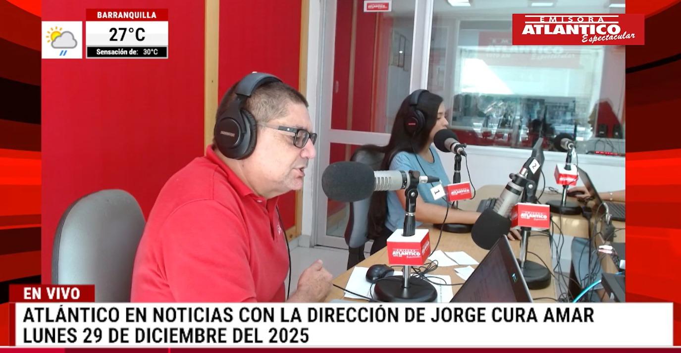 Transmisión de Atlántico en Noticias.