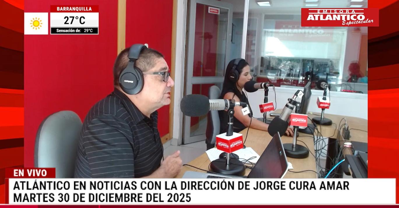Transmisión de Atlántico en Noticias.
