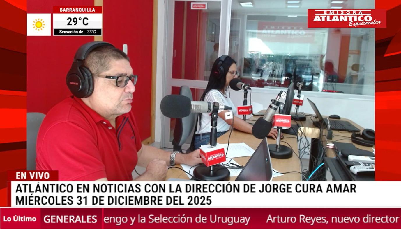Transmisión de Atlántico en Noticias.