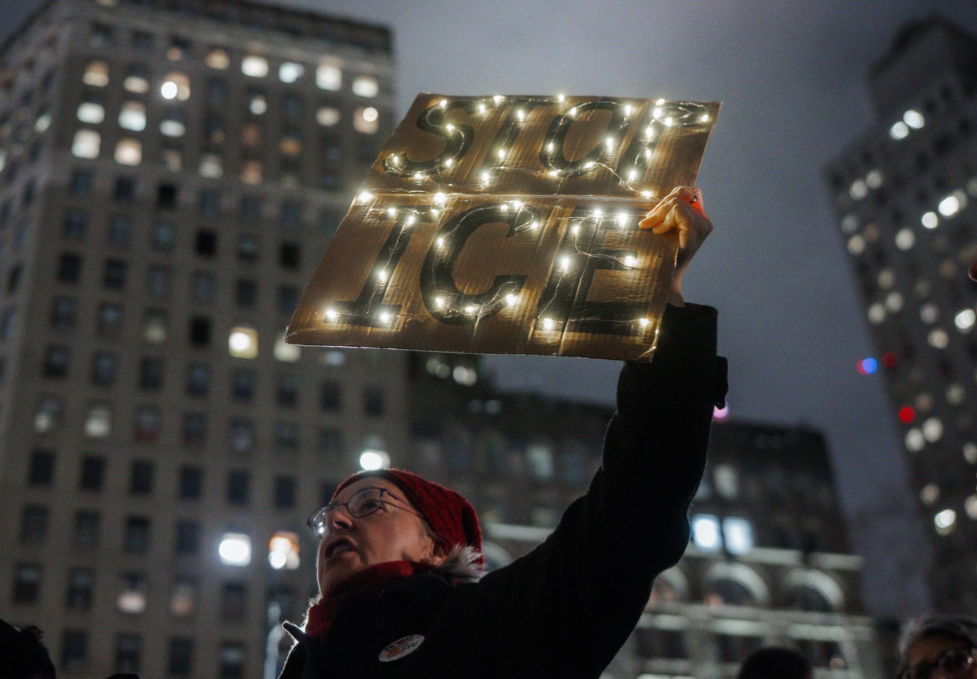 Protestas en Nueva York.