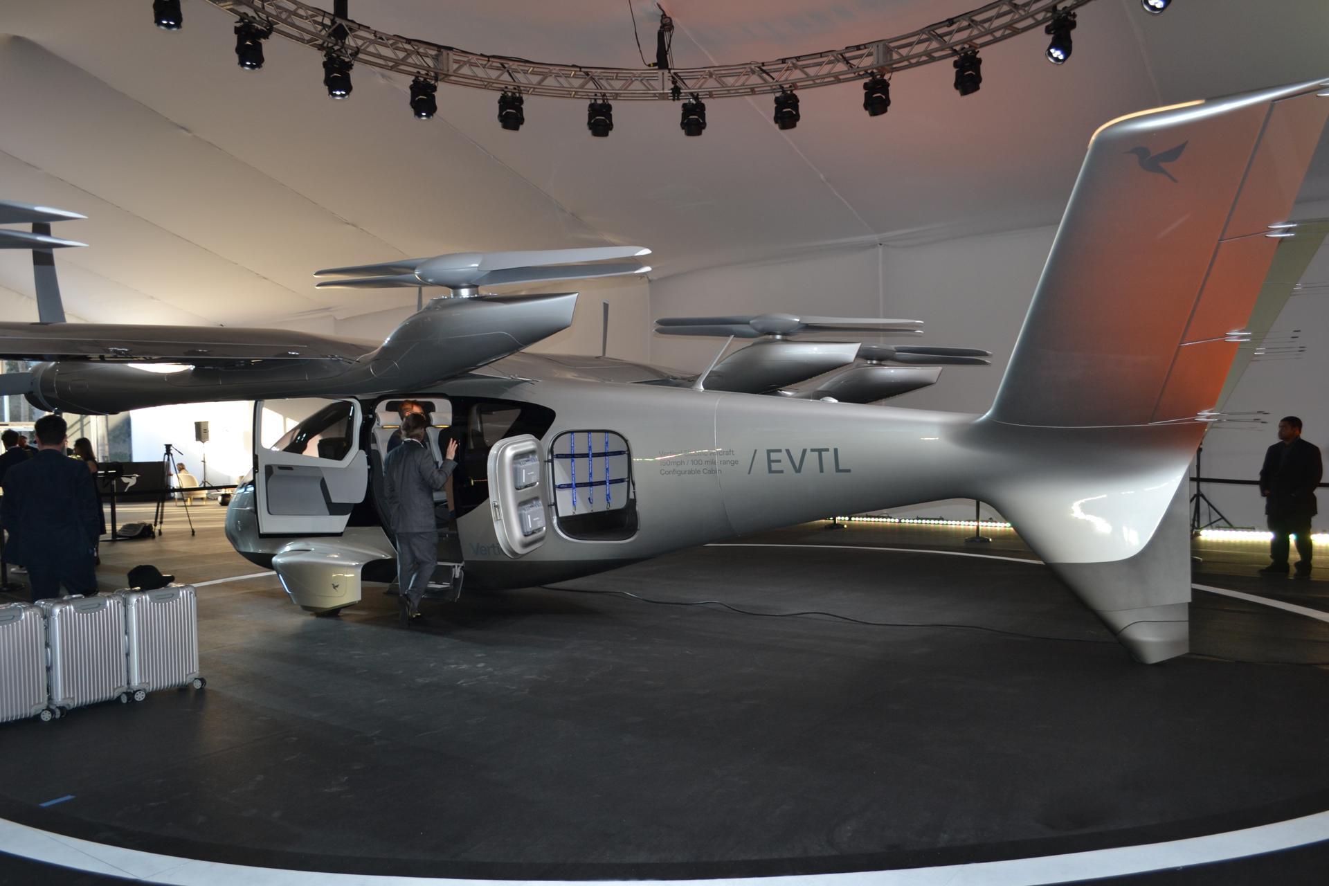 Taxi volador eléctrico.