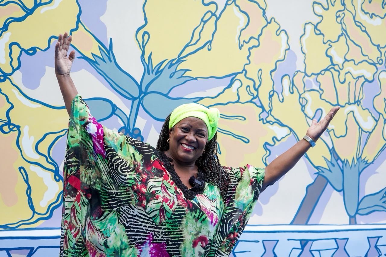 Lourdes Acosta, cantaora de bullerengue.