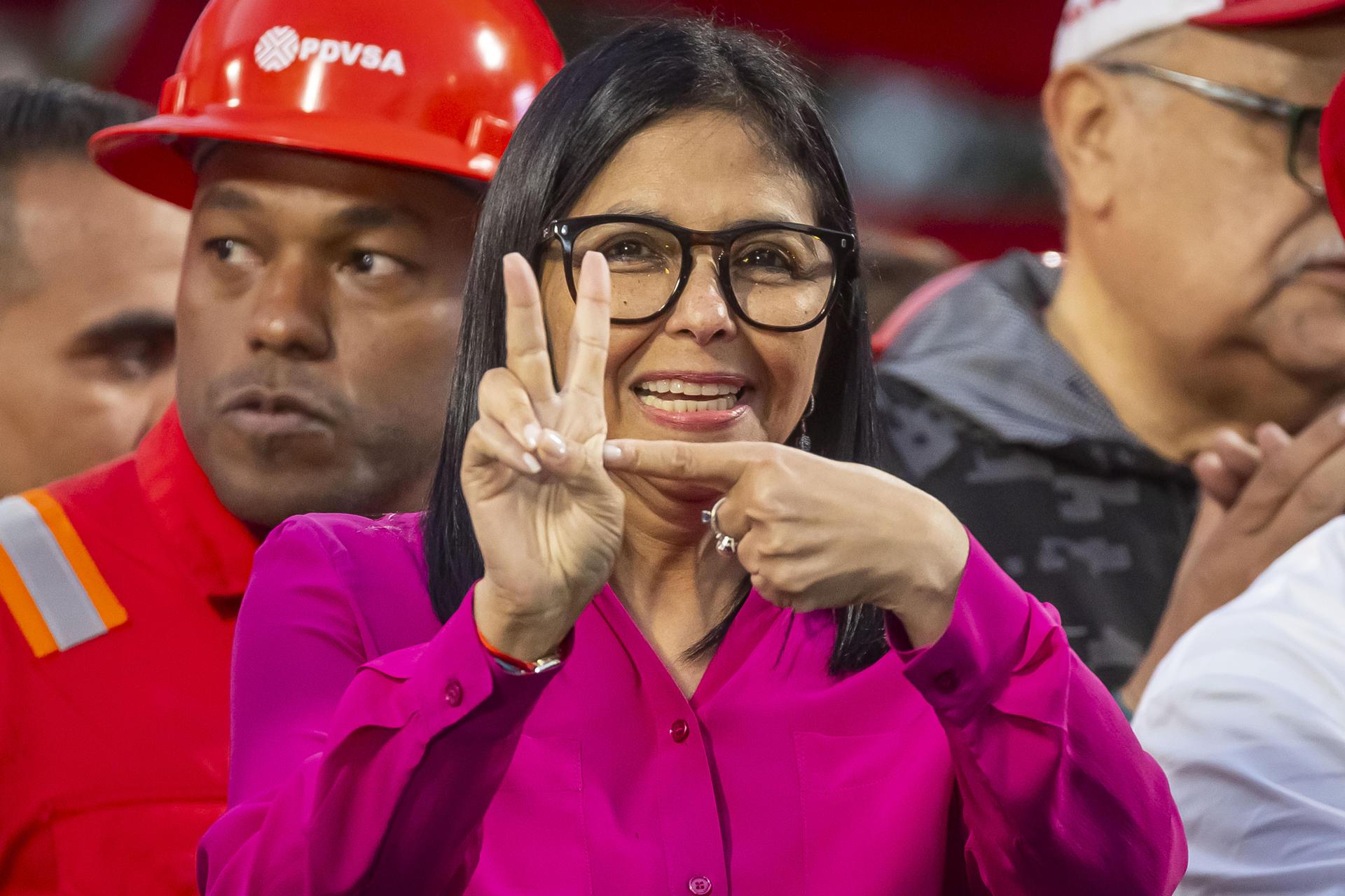 Delcy Rodríguez, Presidenta encargada de Venezuela.