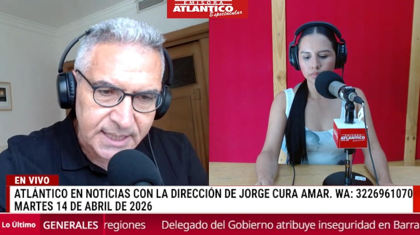 Transmisión de Atlántico en Noticias.