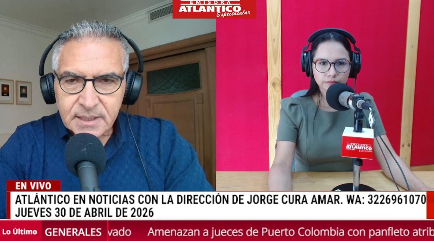 Transmisión de Atlántico en Noticias.