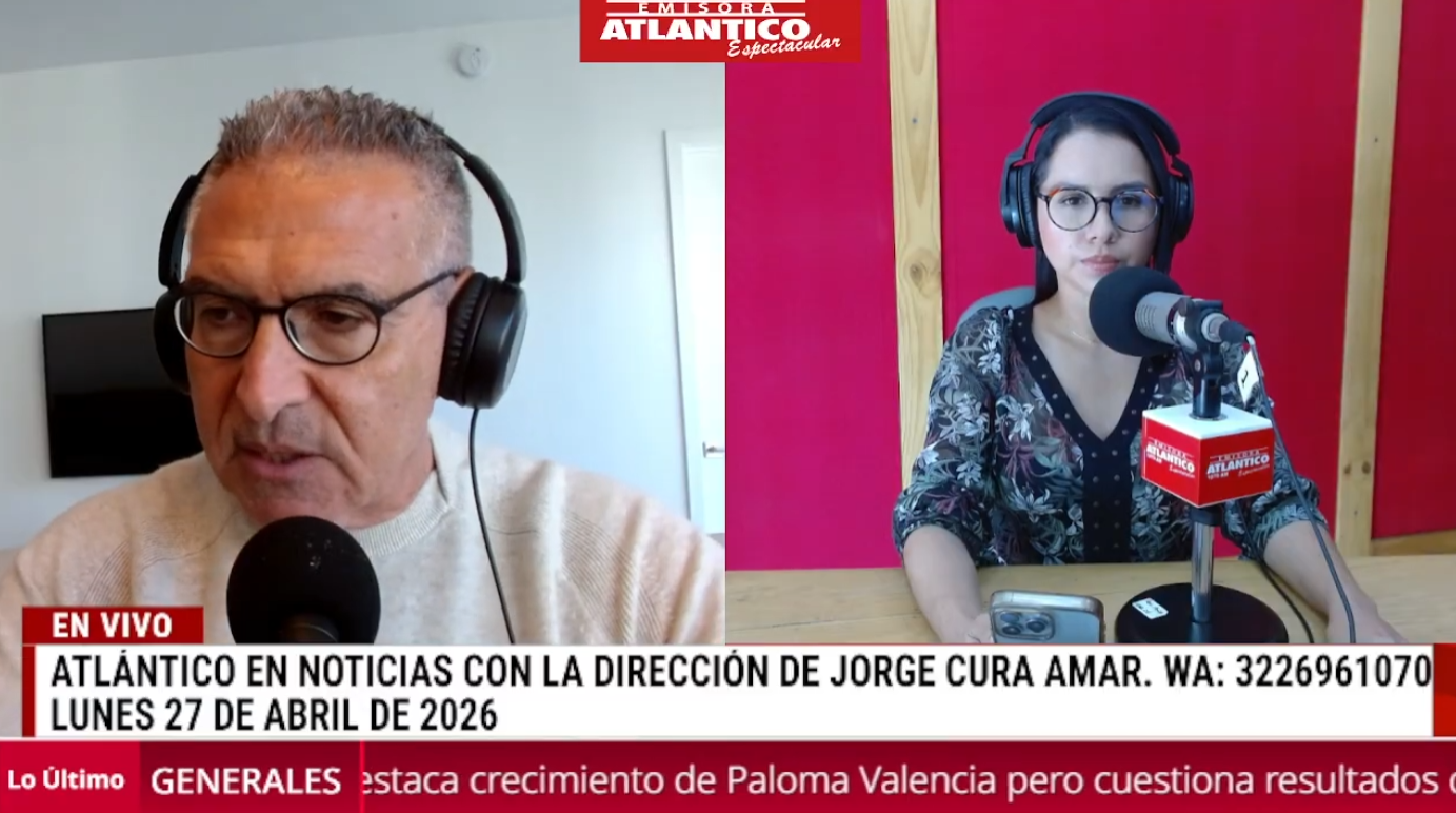 Transmisión de Atlántico en Noticias.