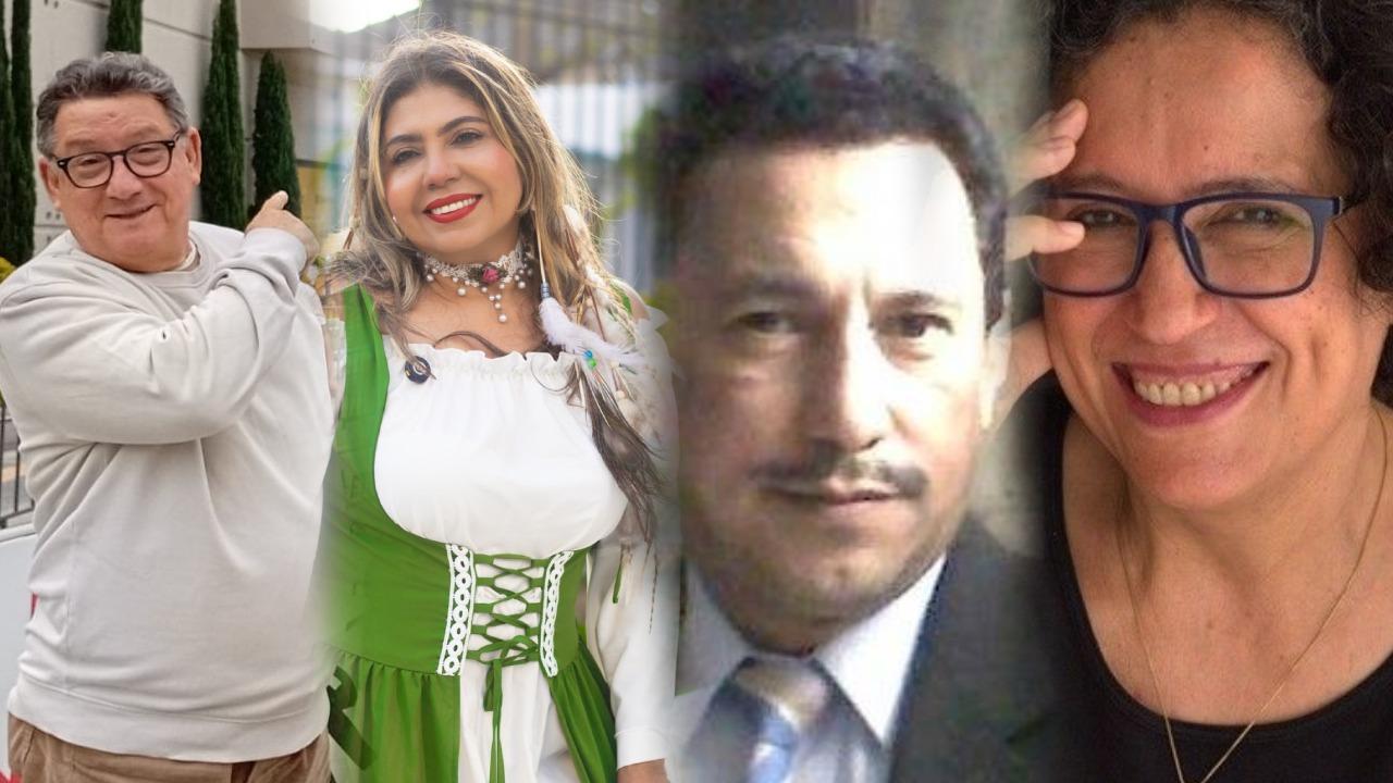 Miguel Iriarte, Dina Luz Pardo, Joaquín Mattos y Patricia Iriarte. 