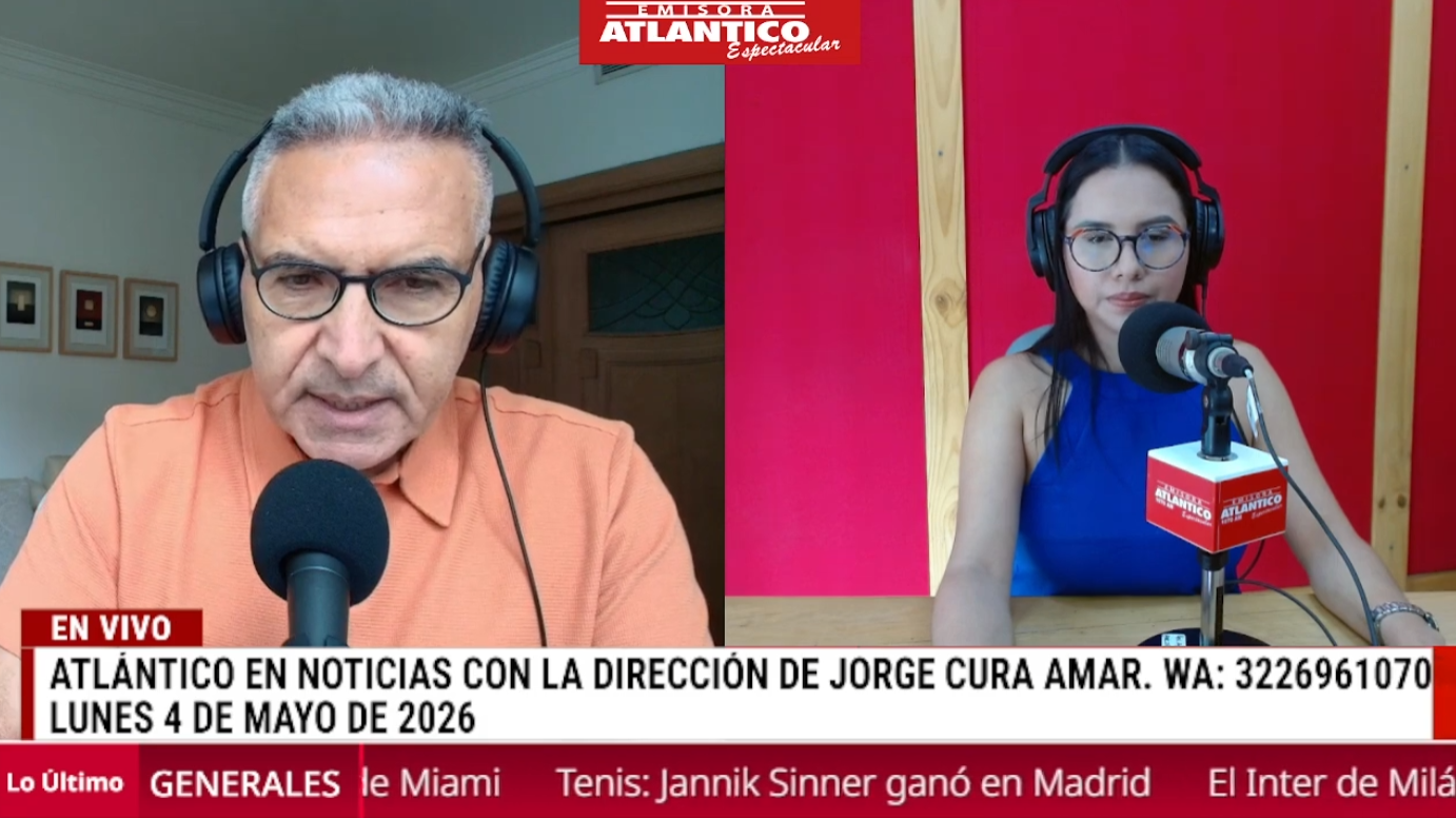 Transmisión de Atlántico en Noticias.