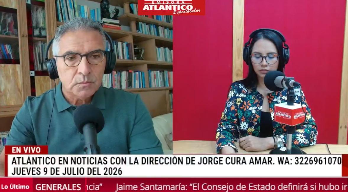 Emisión de Atlántico en Noticias.