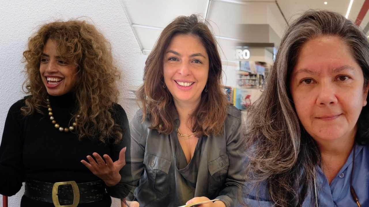 Lilian Pallares, Lauren Mendinueta y Janet Núñez. 