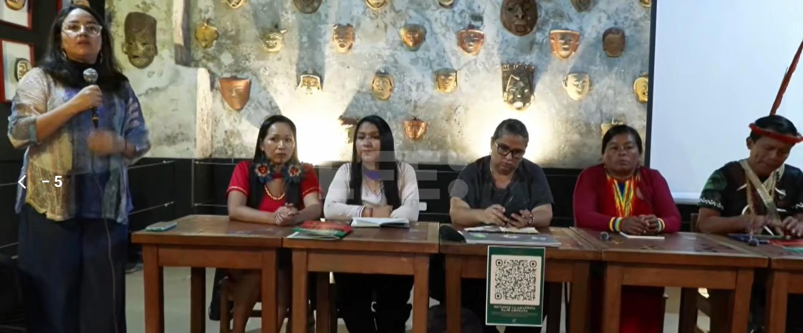Lideresas indígenas.