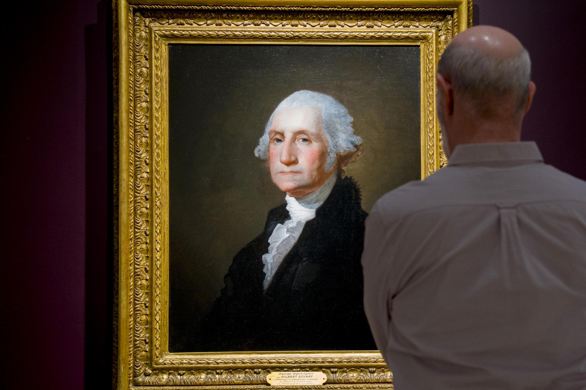 Retrato de George Washington.
