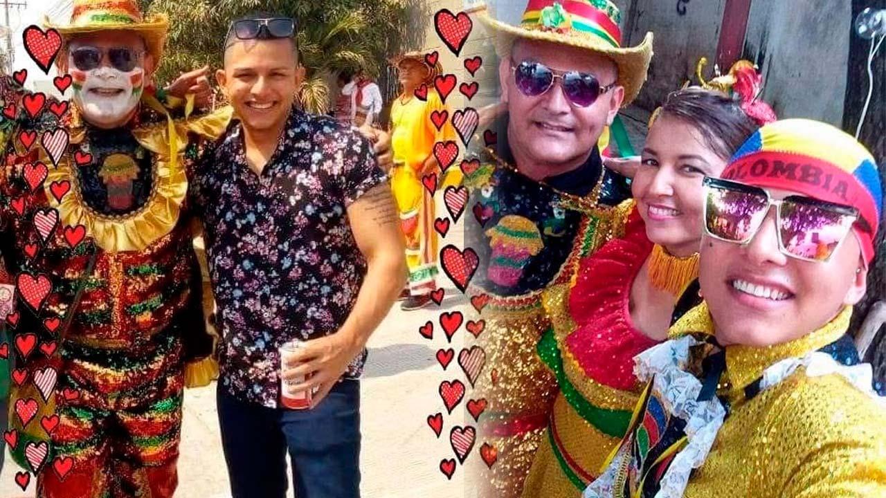 Adolfo Maury con su hijo Kevin